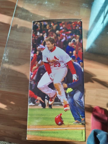 RARE David Freese MVP Bobblehead - 9/18/21 SGA - NIB - 2011 World Series Cover