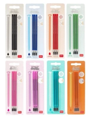 Ersatzminen für LEGAMI löschbarer Gelstift - Erasable Pen, 3er Pack