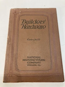 Antiker BAUBESCHLÄGE KATALOG 20er Jahre Sterling Nr. 22 mit Einsätzen - Bild 1 von 7