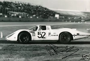British Racing Le Mans Fahrer Brian Redman handsigniertes Foto 12x8" AK - Bild 1 von 1