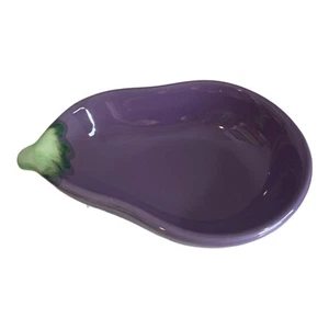 Shonfeld's Eggplant Small Dipping Bowl Dip Appetizer Entertaining Purple 6.5" - Picture 1 of 8