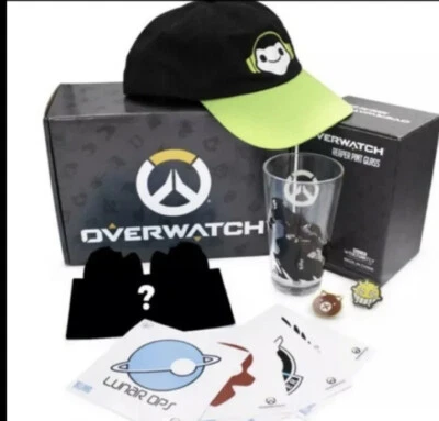 Snapback HAT, Glass, Clips Overwatch CultureFly Collector Gift Box Exclusive Set - Image 1 of 3