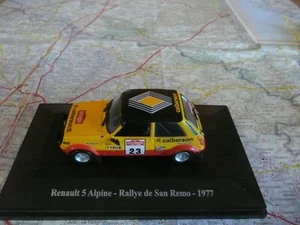 RENAULT 5 Alpine n°23 Rallye de San Remo 1977 Ragnotti ELIGOR 1/43 en blister - Foto 1 di 2