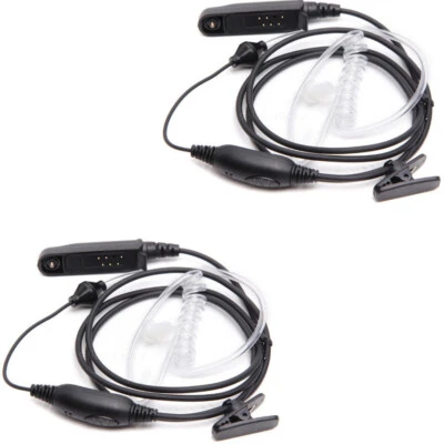 2X Covert Air Acoustic Tube Headset Earphone BaoFeng UV-9R UV-9R Plus PRO Radios - Image 1 of 4