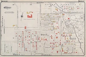 1910 CHARLES E GOAD TORONTO ALTO CANADA COLLEGE MT. PIACEVOLE MAPPA ATLANTE CIMITERO - Foto 1 di 3