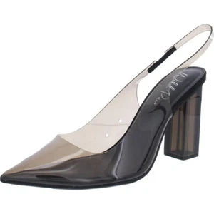 Wild Paar Dharma Slingback klare Vinyl-Pumps Damen, schwarz Vinyl, Größe 6,5 - Bild 1 von 4