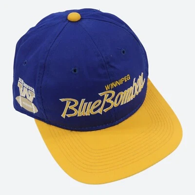 Vintage Winnipeg Blue Bombers Twill Sports Specialties Snapback Hat OSFA CFL - Image 1 of 4