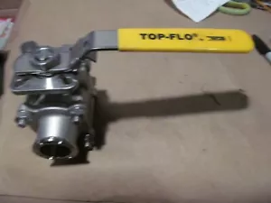 NUEVA VÁLVULA DE BOLA TOP-FLOW 1-1/4" 316 SS B-296 - Imagen 1 de 3