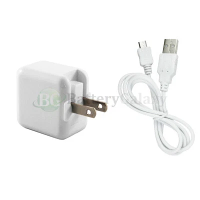 Wall Charger FAST+USB Micro Cable for Motorola Moto E/E4/Plus/E5/Cruise/E5 Play - Image 1 of 4