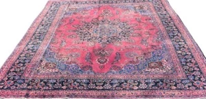 EIN SENSATIONELLER ALTER HANDGEFERTIGTER TRADITIONELLER WOLLE AUF BAUMWOLLE TEPPICH (370 x 290 cm)* - Bild 1 von 20