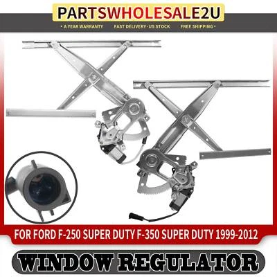 2 задних регулятора левого и правого стеклоподъемников для Ford F-250 F-350 F-450 F-550 Super Duty - Изображение 1 из 4