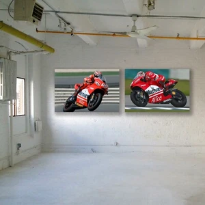 Ducati MotoGP Loris Capirossi: impresión de metal - lienzo de galería - póster FujiFilm - Imagen 1 de 52