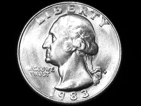 1983 Washington Quarter --- Gem Uncirculated Cover