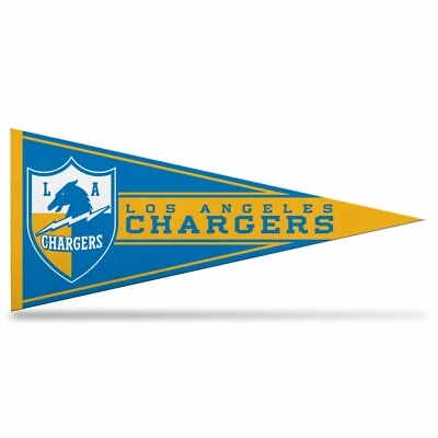 Mini banderín retro Los Angeles Chargers NFL 9"x4", nuevo, fieltro, hecho en EE. UU.  Foto 1 de 4