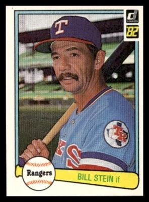 1982 Donruss #37 Bill Stein Texas Rangers Baseball card - Image 1 of 2