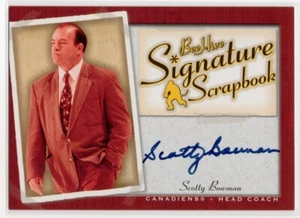 Libro de recortes Beehive Signature 2005-06 #SSSB Scotty Bowman SP Canadiens - Imagen 1 de 2