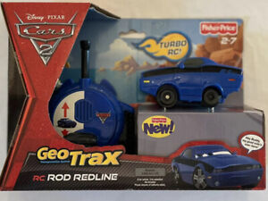 2011 Disney Pixar Cars 2 GeoTrax RC Rod Redline Fisher Price New