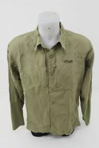 NEW! Sitka Scouting Long Sleeve Button Up Shirt Men's Large Green - Picture 1 of 4