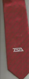 Red TSA Transportation Security Administration? Tie Necktie FREE SHIPPING! - Picture 1 of 2