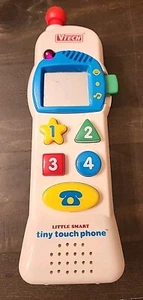 Vtech Little Smart Tiny Touch Phone Child Development Numbers Toy Sound Works - Picture 1 of 14