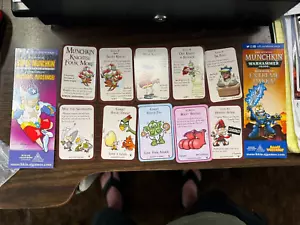 Steve Jackson Games Munchkin Promo Four More Knights + more cards & Book Marks - Picture 1 of 1