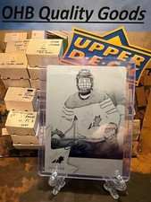 SUPER RARE: 2020-21 Team Canada AUTO Plate - Connor McClennon - Black - 1/1