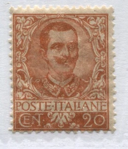 Italy 1901 20 centesimi orange mint o.g. hinged - Picture 1 of 1