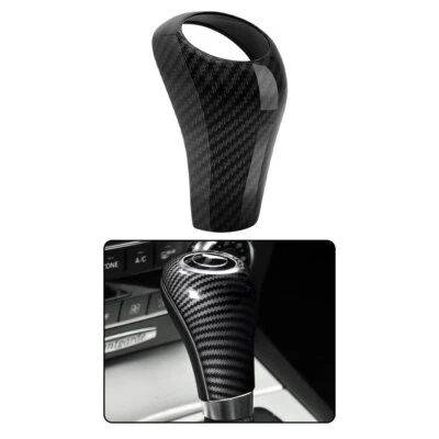 Cabezal de perilla de cambio de marchas patrón de carbono ABS pegatina para Mercedes-benz GLK 2008-2012 Foto 1 de 4