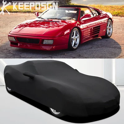 Funda Completa Personalizada para Coche Ferrari 348 Exterior Interior Satinado Elastizada Impermeable Foto 1 de 4