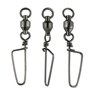 Sea Fishing Ball Bearing Swivel Coastlock Snap Clip Game Jigging Boat Trolling - Picture 1 of 7