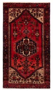Traditional Vintage Hand-Knotted Carpet 3'6" x 6'2" Wool Area Rug - Picture 1 of 9