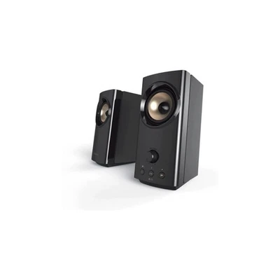 Creative T60 Premium 2.0 Hi Fi Bluetooth Desktop Speakers Mic and Headset Ports - image 1 of 4
