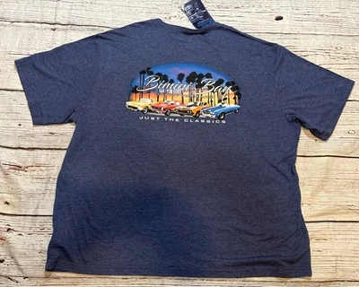 Bimini Bay Outfitters Graphic T-Shirt Men’s Just The Classics Blue Tee Sz 2XL - Image 1 of 4