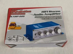 Mini Amplificatore PA Stereo 2 Canali da 4 a 16 Ohm 20 Watt 3,5 Aux Ingresso USB - Foto 1 di 4