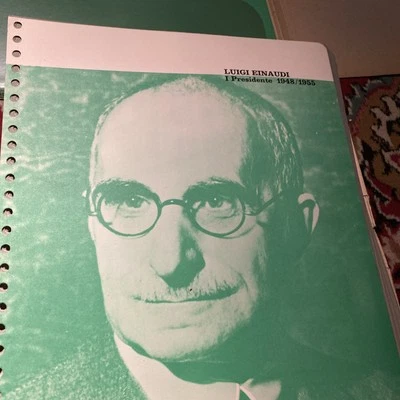 Fogli Bolaffi GBE Milord Italia Usati presidente Einaudi 1948/1955, - Immagine 1 di 2