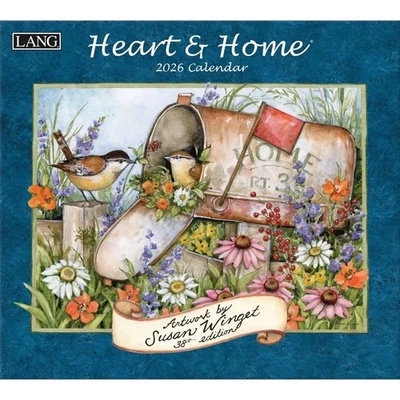 Lang Heart and Home 2026 Wall Calendar by Susan Winget, 13.4'' X 12