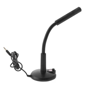 Microphone Recording for Desktop Work Plastic with Base Tabletop - Zdjęcie 1 z 12