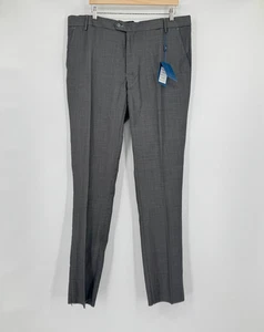 Pantalone vestito uomo Leonardo Valenti grigio lana rimini - Foto 1 di 6