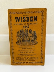 1947 WISDEN CRICKETERS' ALMANACK ORIGINAL SOFTBACK - Picture 1 of 5