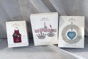 Hallmark Keepsake Ornaments Mother-Daughter Lot Of 3 - Picture 1 of 6