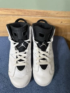 Nike Air Jordan 6 Retro Jungen Größe 7Y Weiß Oreo Basketballschuhe Turnschuhe - Bild 1 von 17