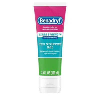 Benadryl Extra Strength Itch Stopping Gel, Topical Analgesic, 3.5 fl oz - Image 1 of 4