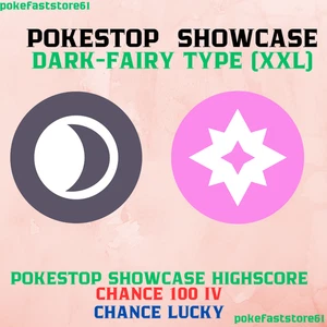 Dark - Fairy Type  XXL Pokemon Go✨Pokestop Fo Showcase✨Highscore✨ - Picture 1 of 1