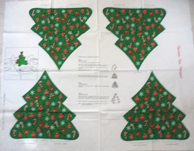 Panel de tela de Navidad VIP ÁRBOL ANTIGUO CENTRO DE MESA 3D HÁGALO USTED MISMO corte coser 15" Foto 1 de 4