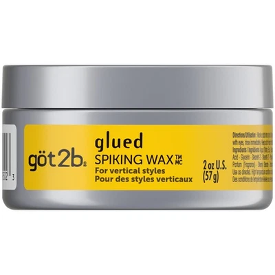 Got2b Glued Spiking Hair Wax, Fierce Holding Power, 2 oz Foto 1 de 4
