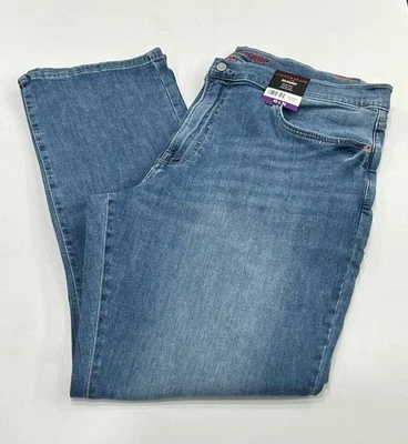 Lucky Brand Men's 223 Straight Leg Stretch Denim Jeans, Light Blue, Size 40X34 - Image 1 of 4