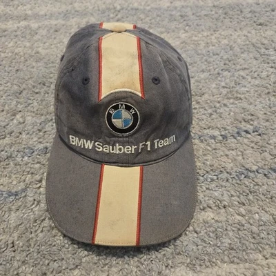 BMW SAUBER F1 TEAM CAP VINTAGE Gray CAP FORMULA 1 HAT  CAP - Image 1 of 4