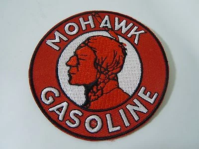 MOHAWK GASOLINE  Embroidered Iron On Uniform-Jacket Patch 3" - Image 1 of 2