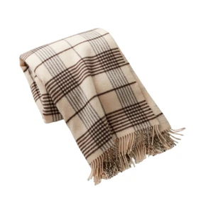 Ralph Lauren Home Collection Diacon Manta de Lana a Cuadros 54" x 72" Nueva $710 - Imagen 1 de 3