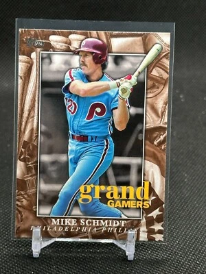 2024 Topps Grand Gamers Mike Schmidt #GOG-5 - Philadelphia Phillies - Image 1 of 2